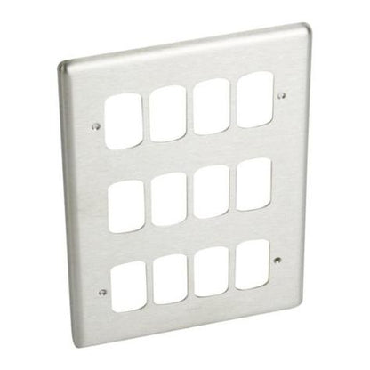 SYNERGY AUTHENTIC - FRONT PLATE - 12 GRID MODULE - 3X2 GANG
