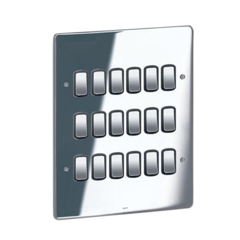 SYNERGY AUTHENTIC - FRONT PLATE - 18 GRID MODULE - 3X3 GANG