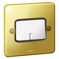 SYNERGY AUTHENTIC - 3 POLE FAN SWITCHES - 10A - GLOSSY GOLD