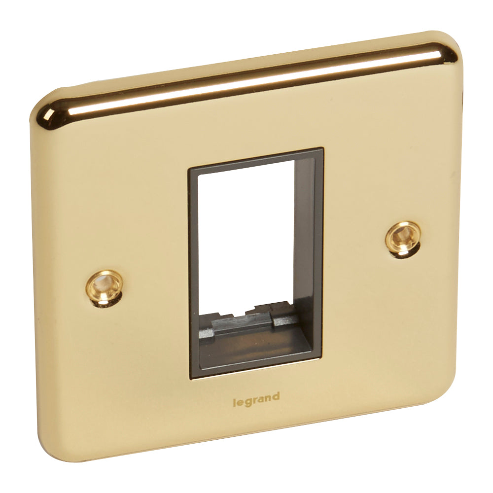 SYNERGY AUTHENTIC - 1 GANG FRONT PLATE FOR ARTEOR 1 MODULE MECHANISM
