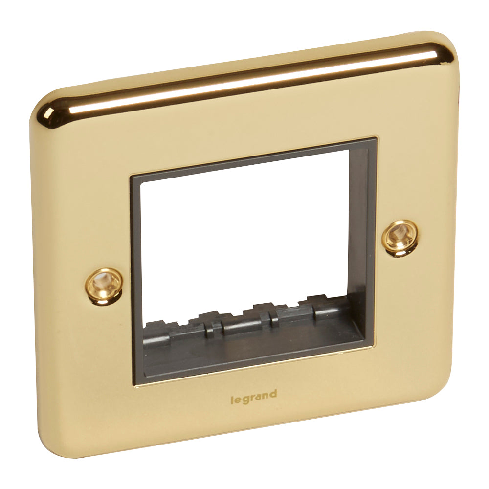 SYNERGY AUTHENTIC - 1 GANG FRONT PLATE FOR ARTEOR 2 MODULE MECHANISM