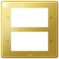 SYNERGY AUTHENTIC - FRONT PLATE - FOR 8 ARTEOR MODULES - 2X2 GANG